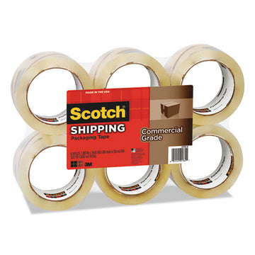 Scotch® 3750 Commercial Grade Packaging Tape, 3" Core, 1.88" X 54.6 Yds, Clear, 6-pack freeshipping - TVN Wholesale